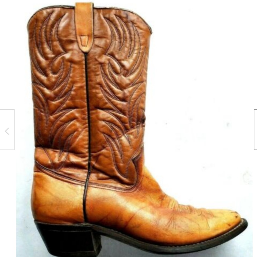 Texas Cowboy Boots 10 D Mens Western Rodeo Rancher